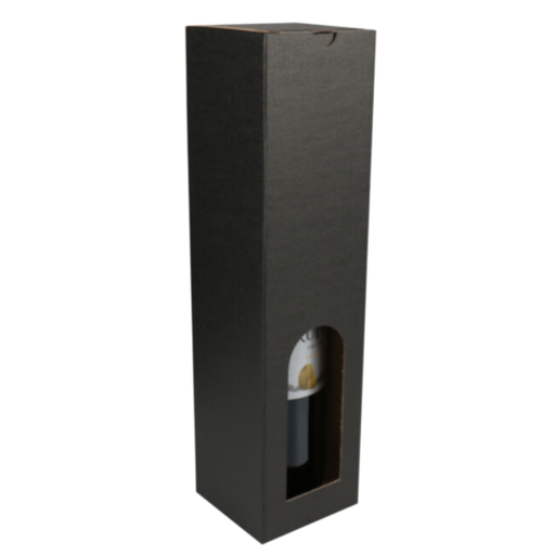 1 flesverpakking zwart